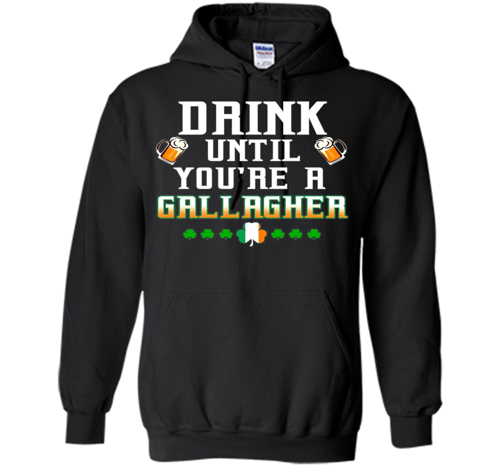Irish Tshirt - Drink until you're a gallagher Tshirts