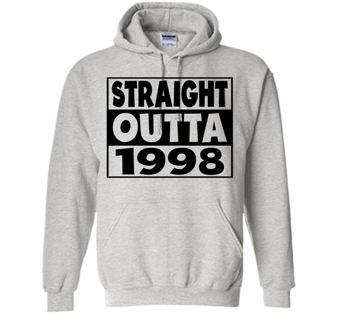 19th Birthday Gift T-Shirt Straight Outta 1998 White