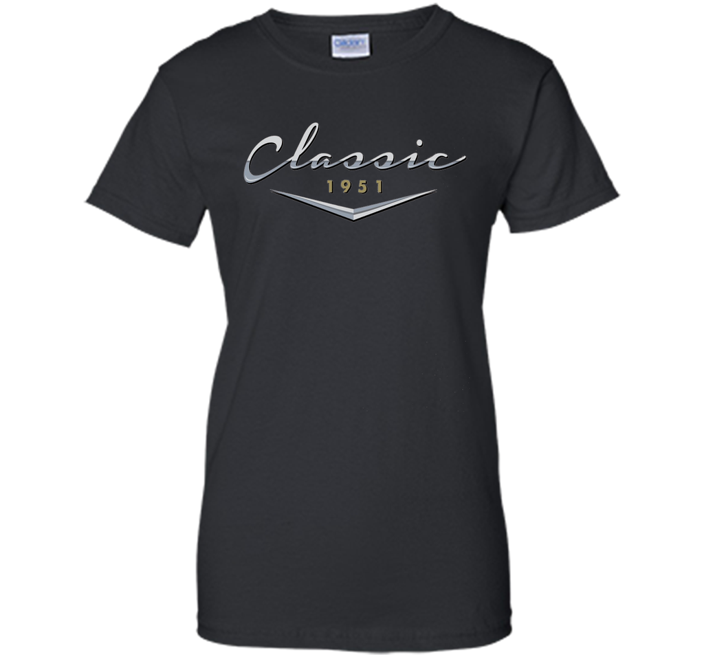 Men's Classic Car Vintage 1951 Birthday T Shirt Gift for Him, Dad