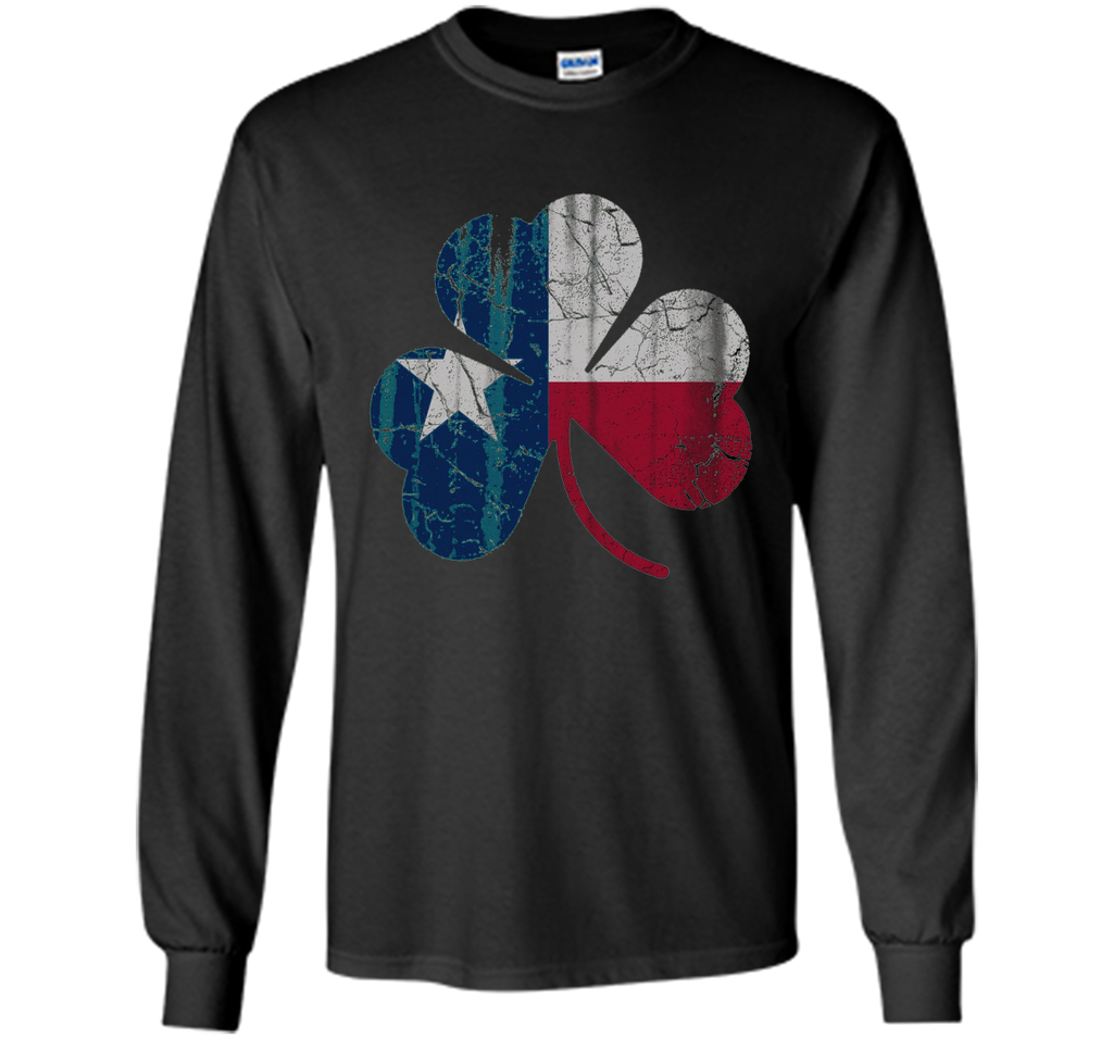 Irish Flag of Texas Shamrock Shirt