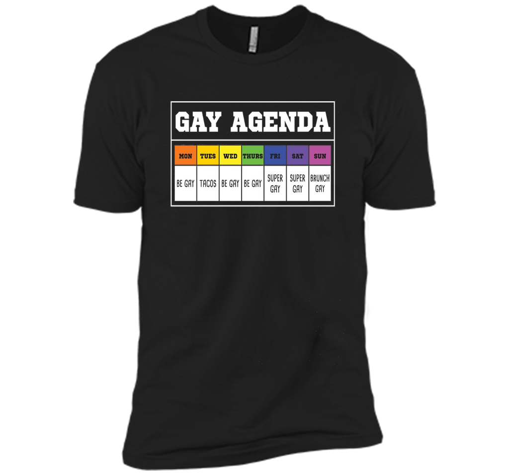 Gay Agenda Funny T Shirt