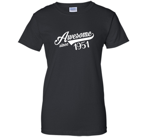 Awesome Since 1951 T-Shirt Birthday Gift 65 Years Old