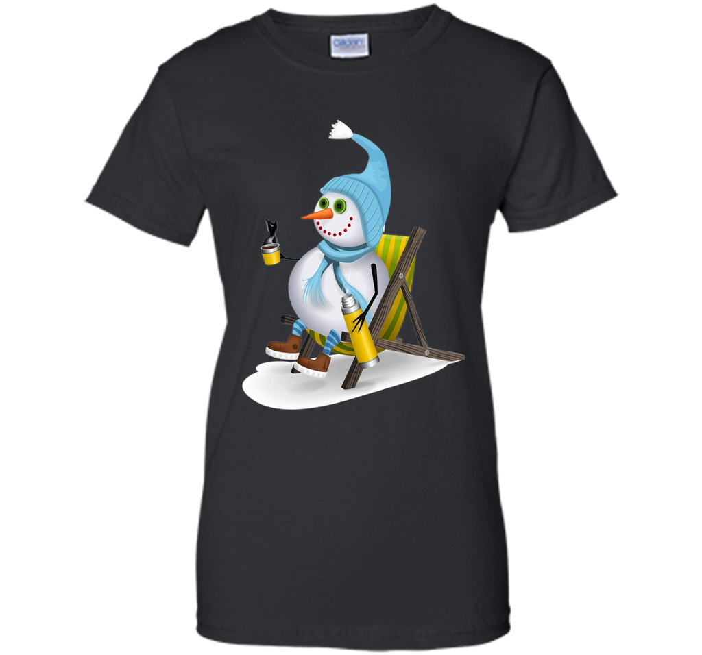 Snowman Camping T-Shirt