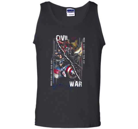 Captain America Civil War Sides Graphic T-Shirt