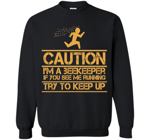 Cool Design: Caution Beekeeper Funny T-shirt