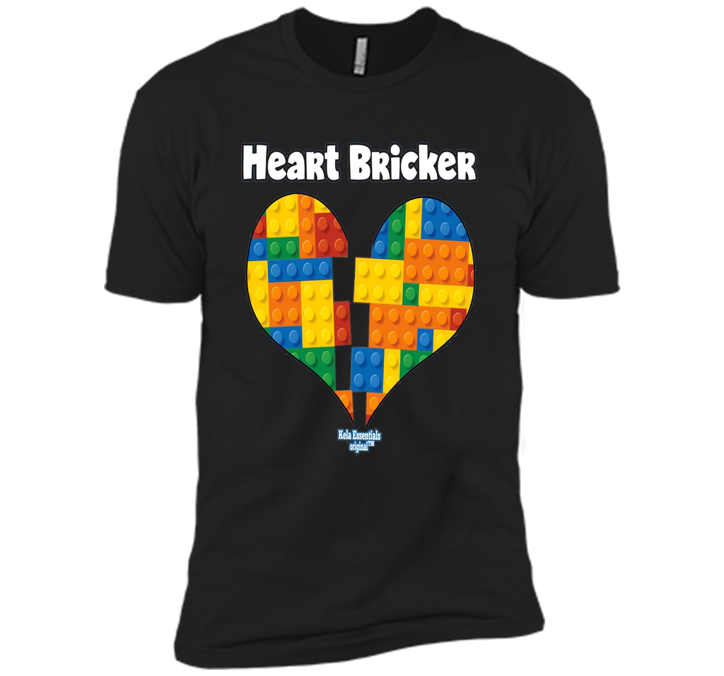 Valentines Shirt For Boys Heart Bricker (TM) Blocks Brick