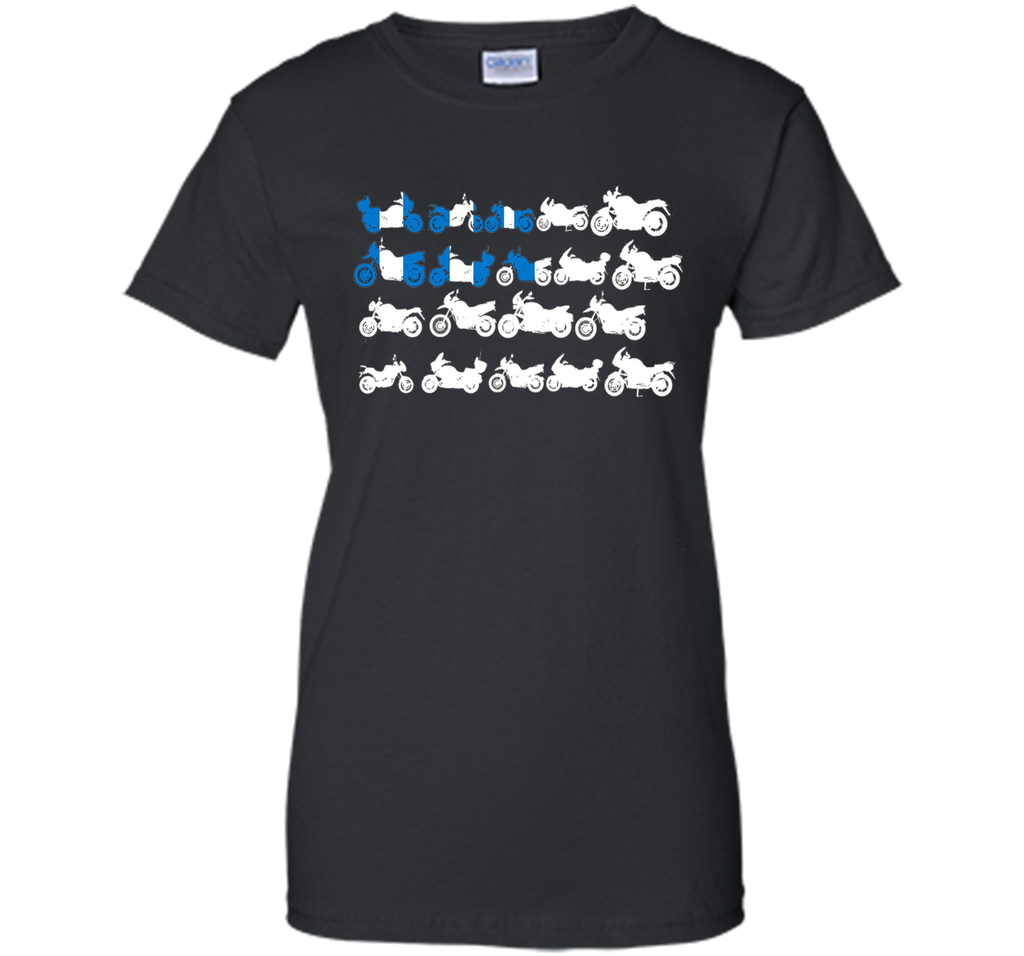 bike biker fathers day American Flag u.s. team T-shirt