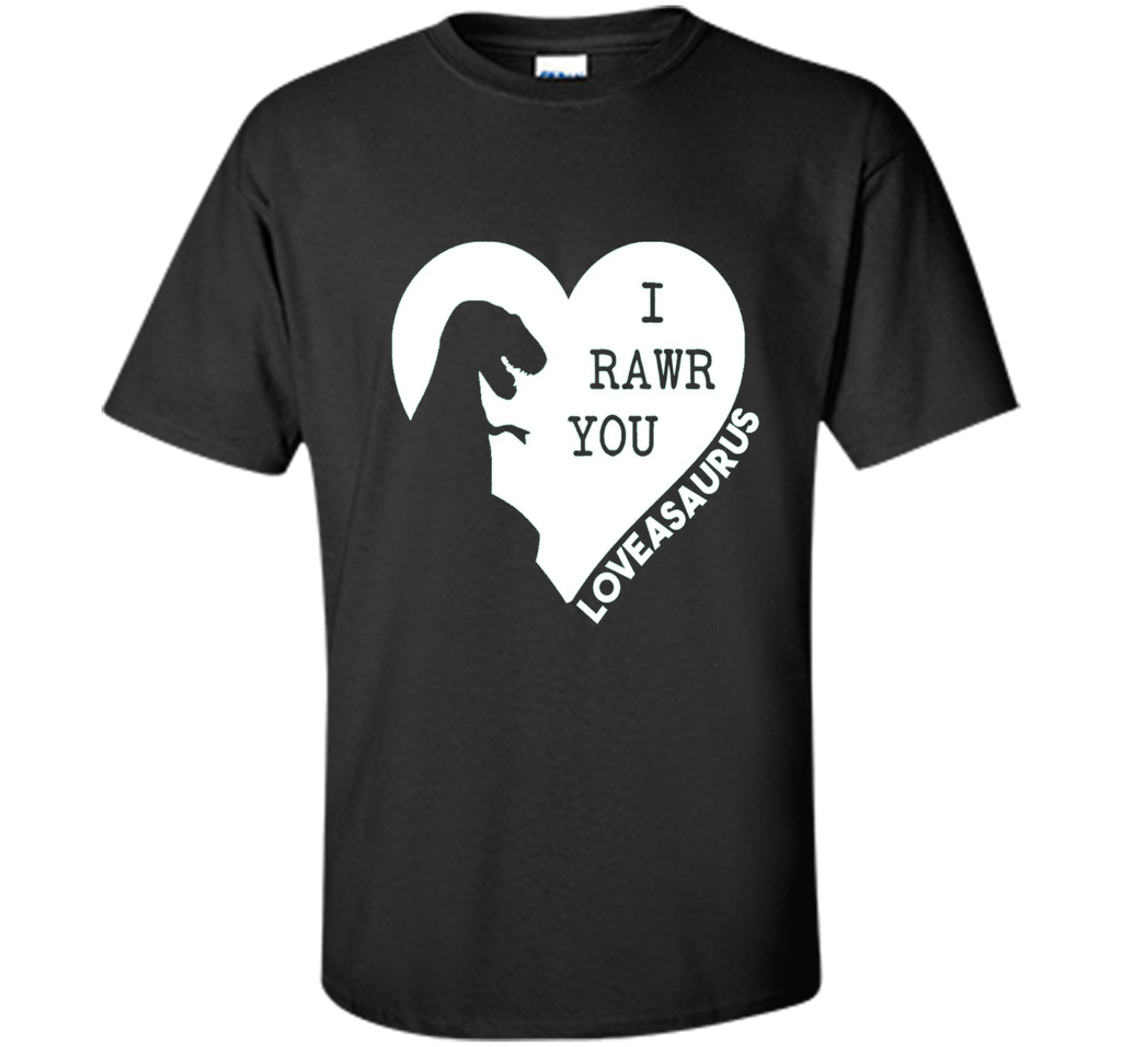 Dinosaur Valentine's Day T-Shirt Dino Valentines Boys Girls