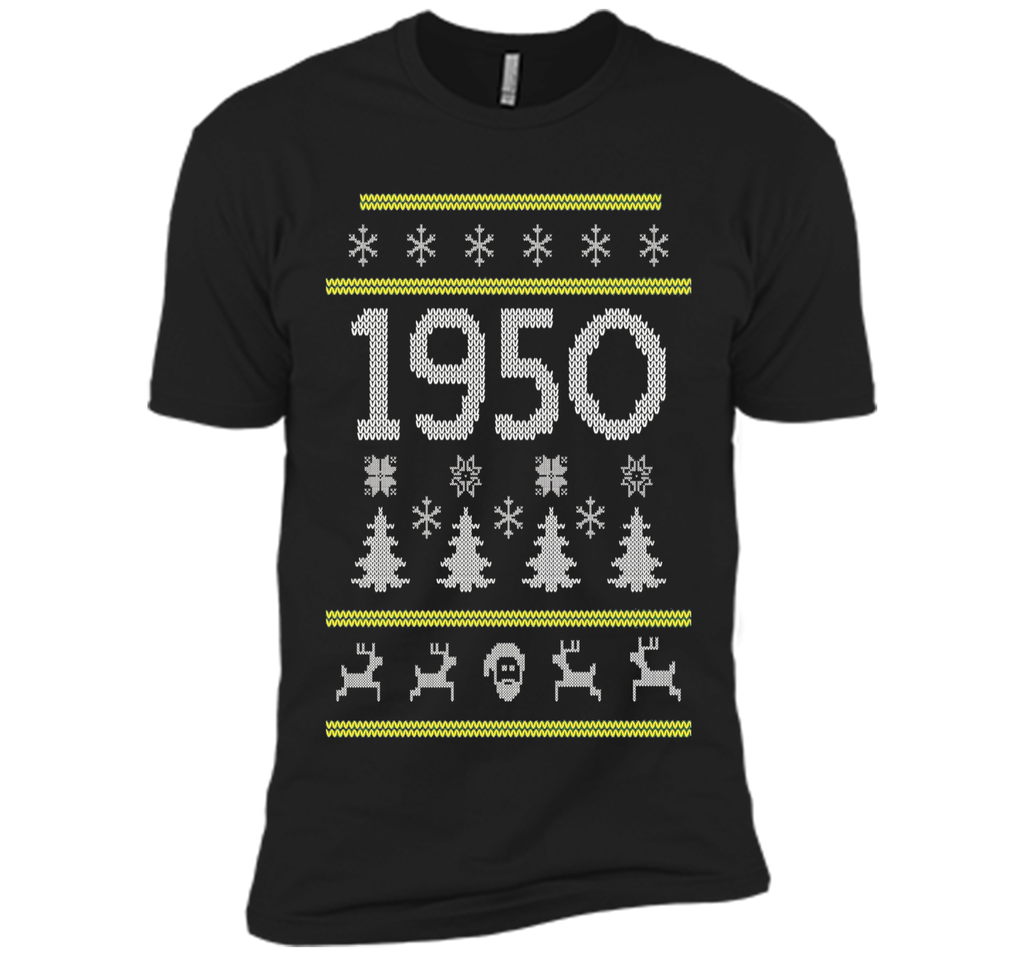 1950 Ugly Christmas Sweater Birthday Gift T-Shirt