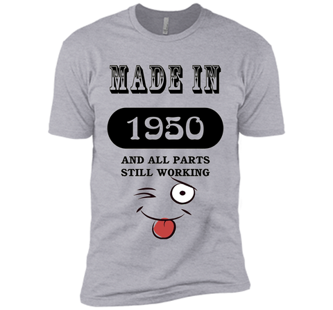 66th Birthday Gift Made in 1950 Funny Ladies Gentlemans T-Sh