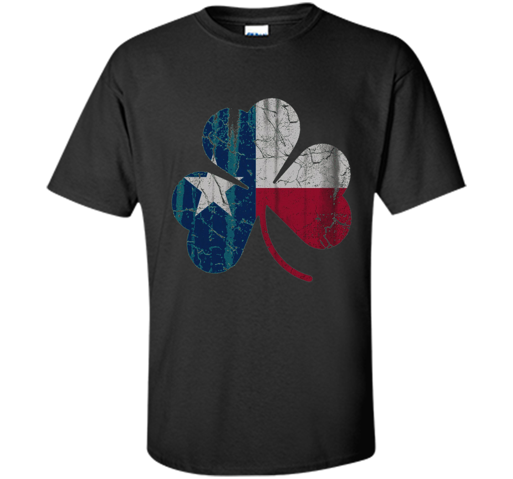 Irish Flag of Texas Shamrock Shirt