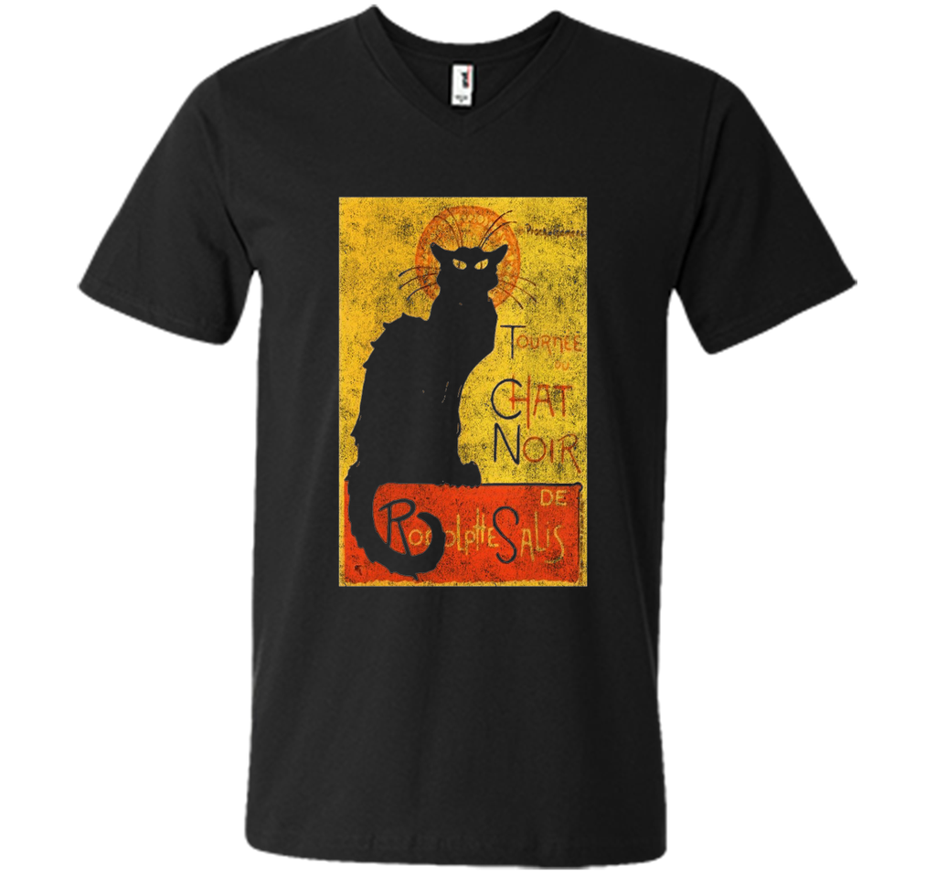 Vintage Tournee du Chat Noir Black Cat Halloween T-Shirt