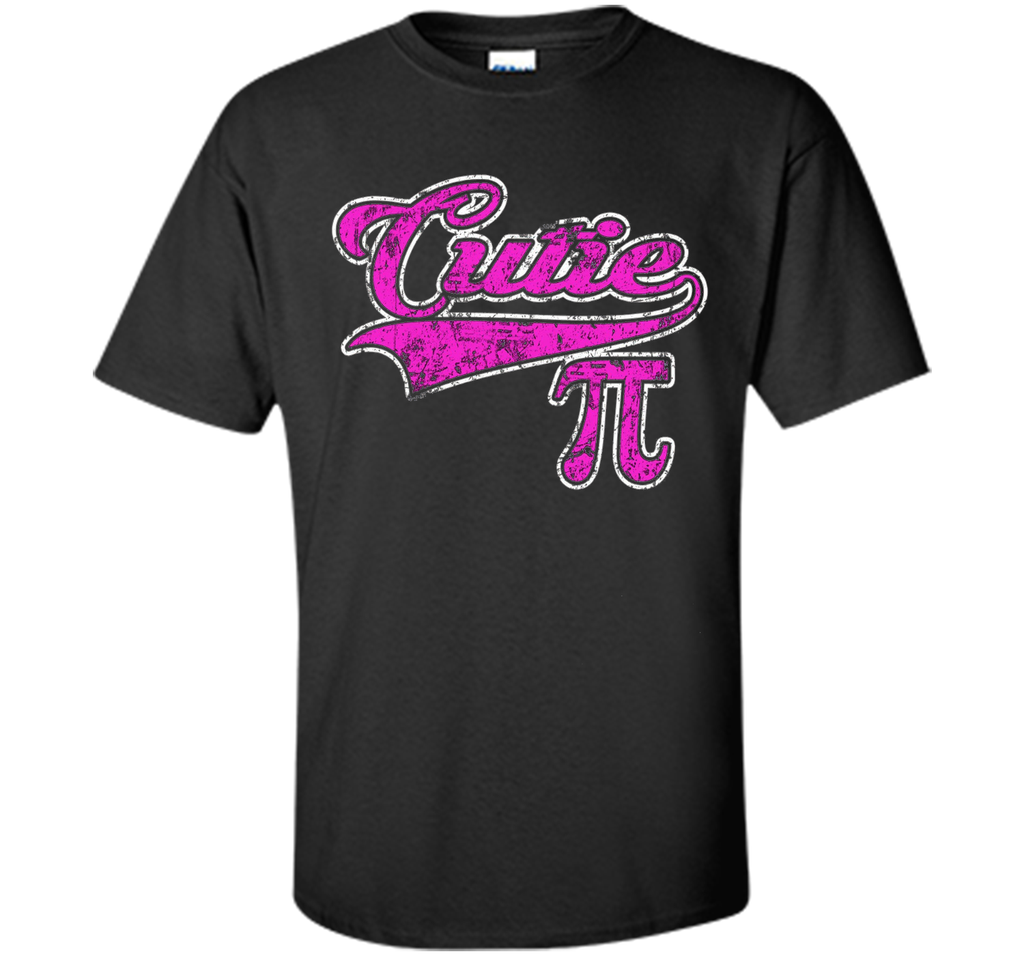 Cutie Pi 3.14 Funny Math Geek Distressed T-Shirt