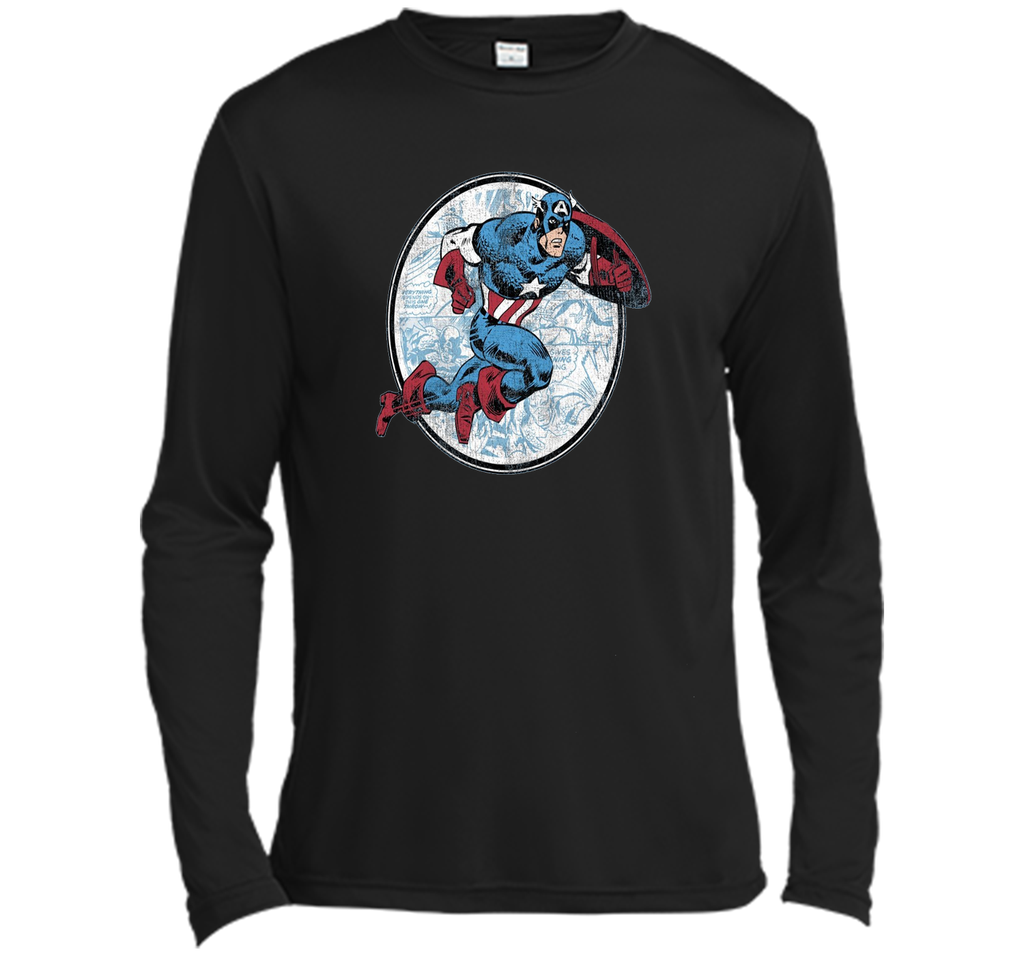 Captain America Battle Graphic T-Shirt
