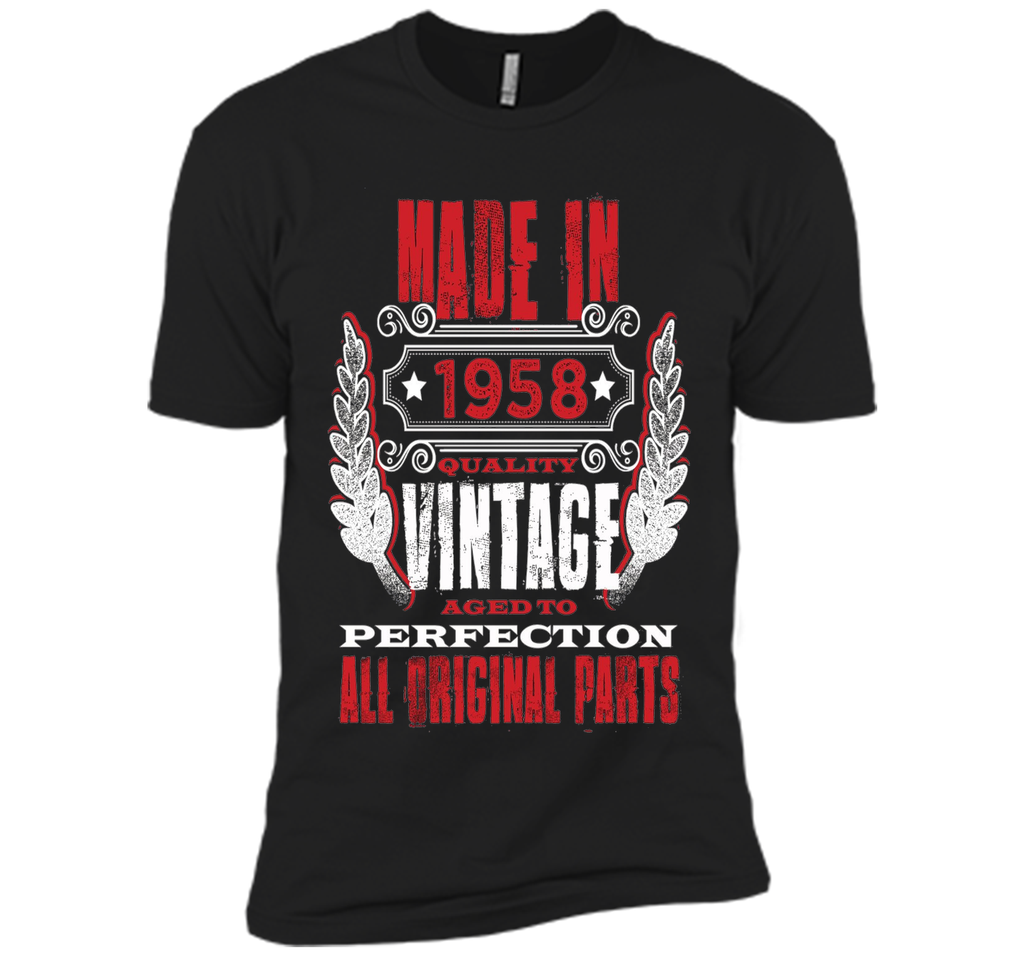 Made In 1958 Vintage 58th Birthday 58 Years Old Gift T-Shirt