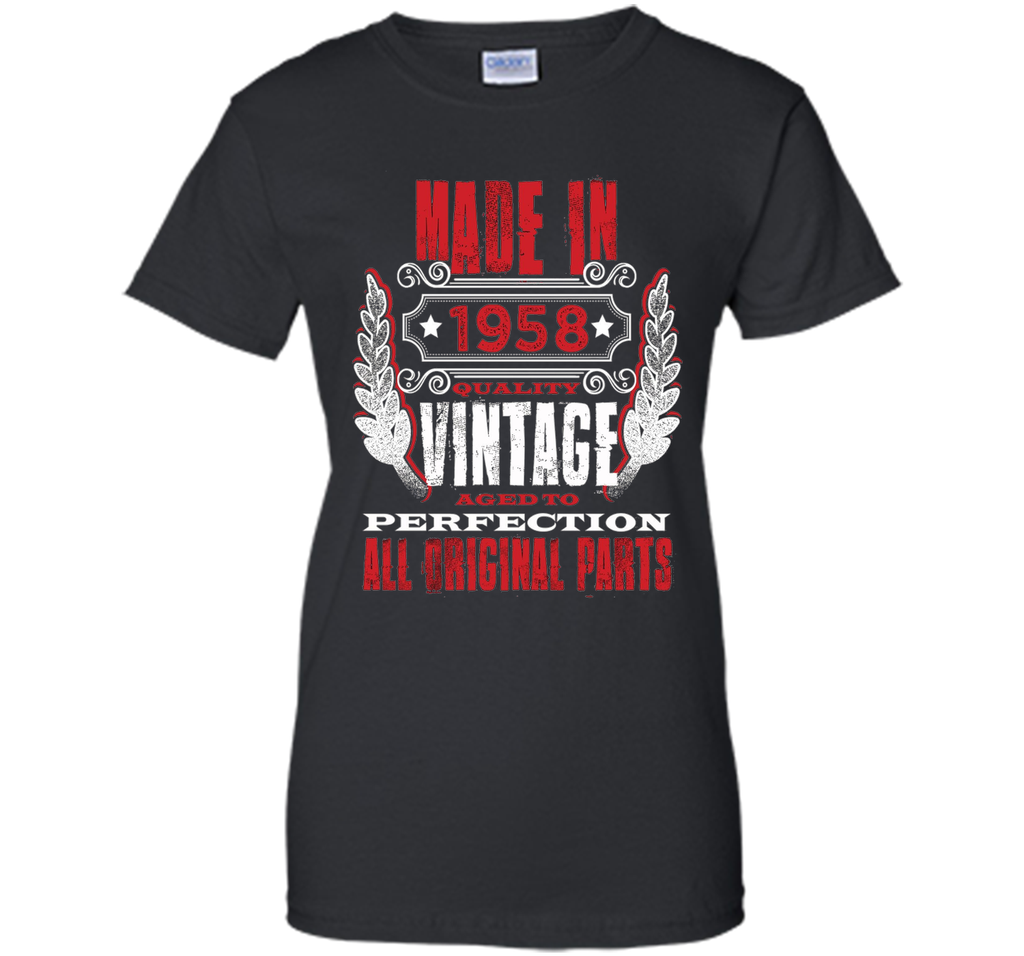Made In 1958 Vintage 58th Birthday 58 Years Old Gift T-Shirt