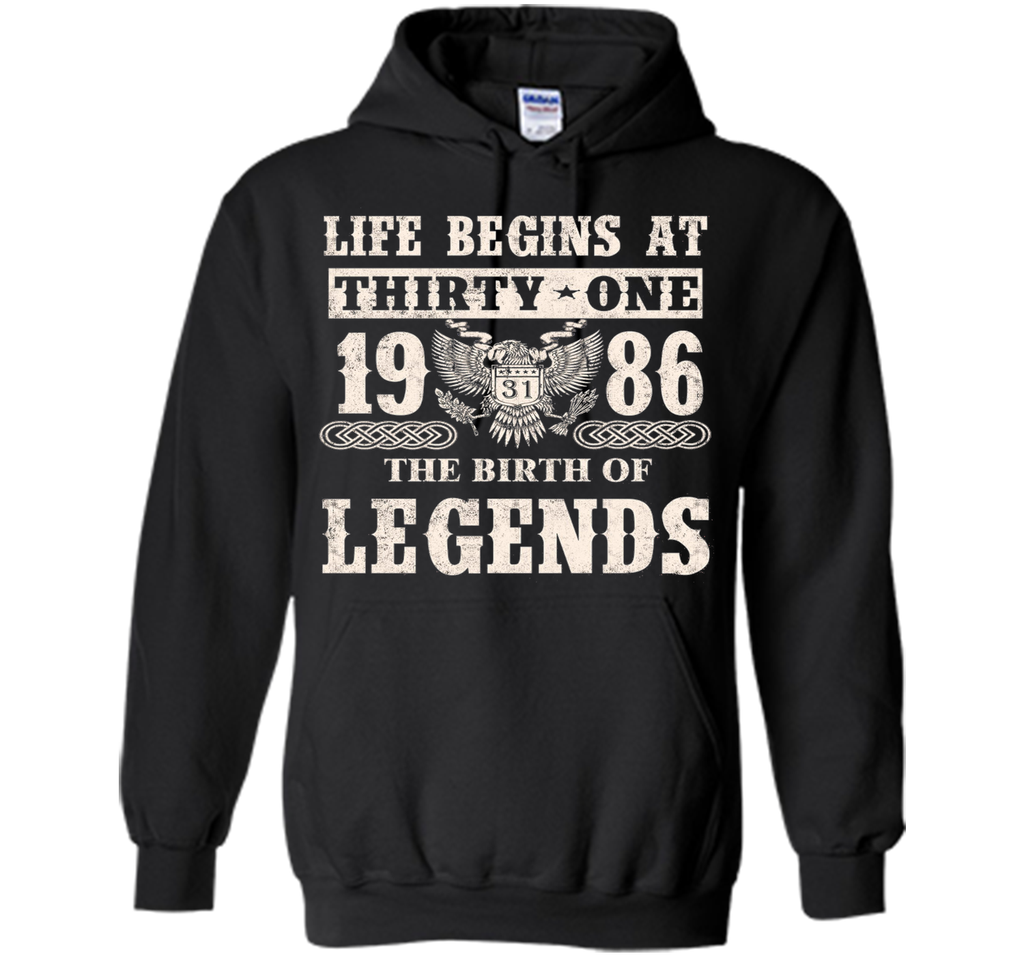 Life Begin At Thirty-One 1986 T Shirt