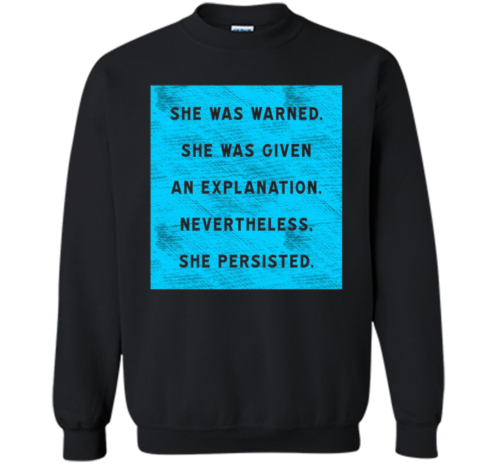 She persisted.