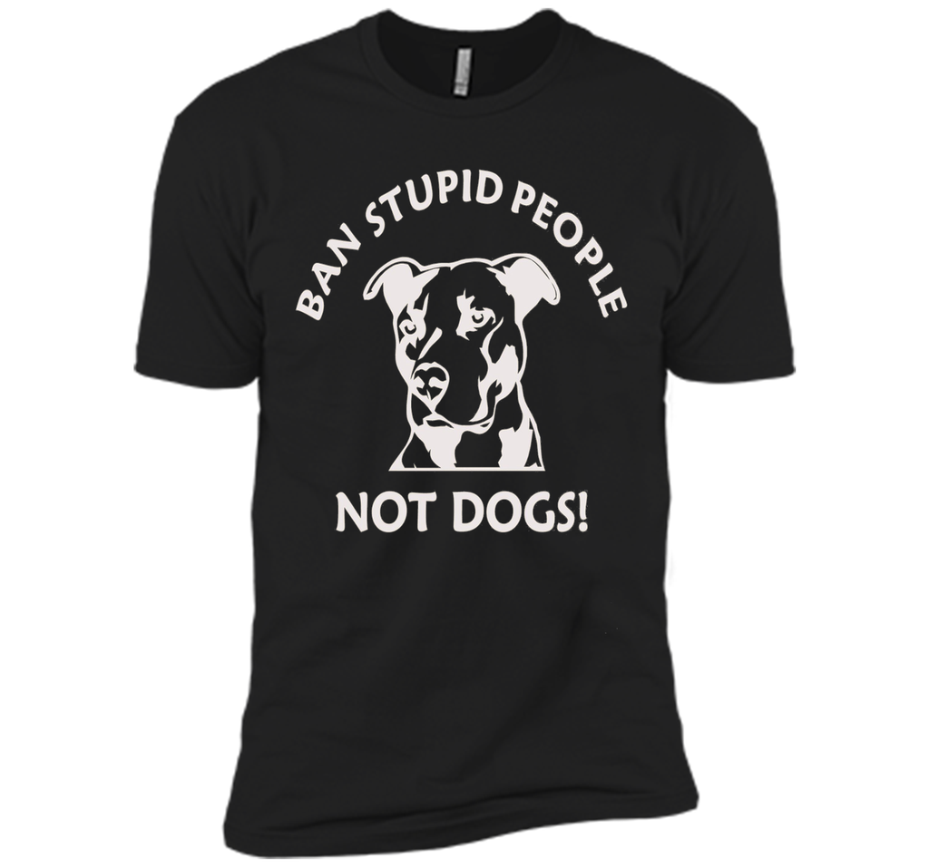 Ban Stupid People Not Dogs Pit Bull t-shirt (pit bull shirt)