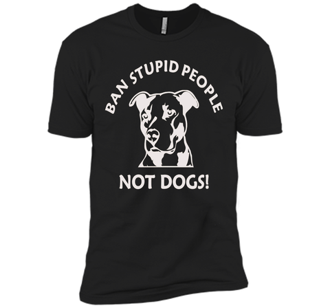Ban Stupid People Not Dogs Pit Bull t-shirt (pit bull shirt)