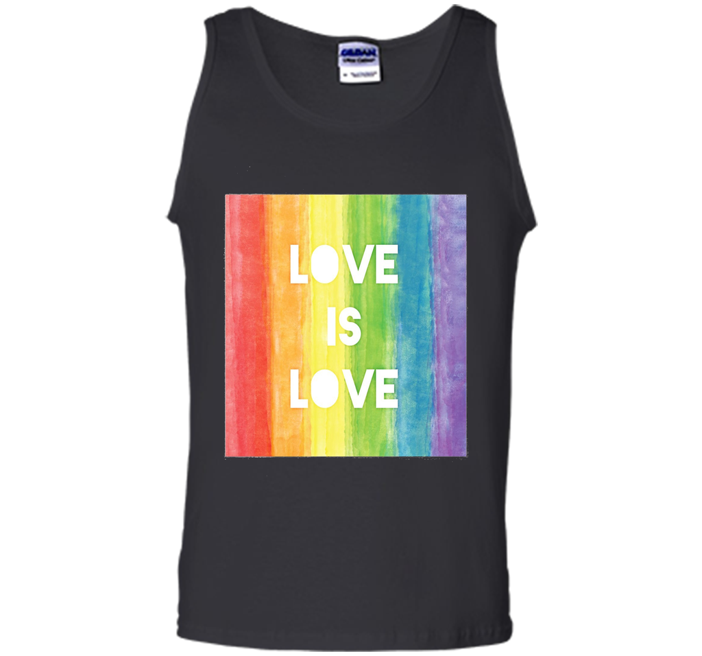 Love Is Love Gay Lesbian LGBT Pride Rainbow T-Shirt