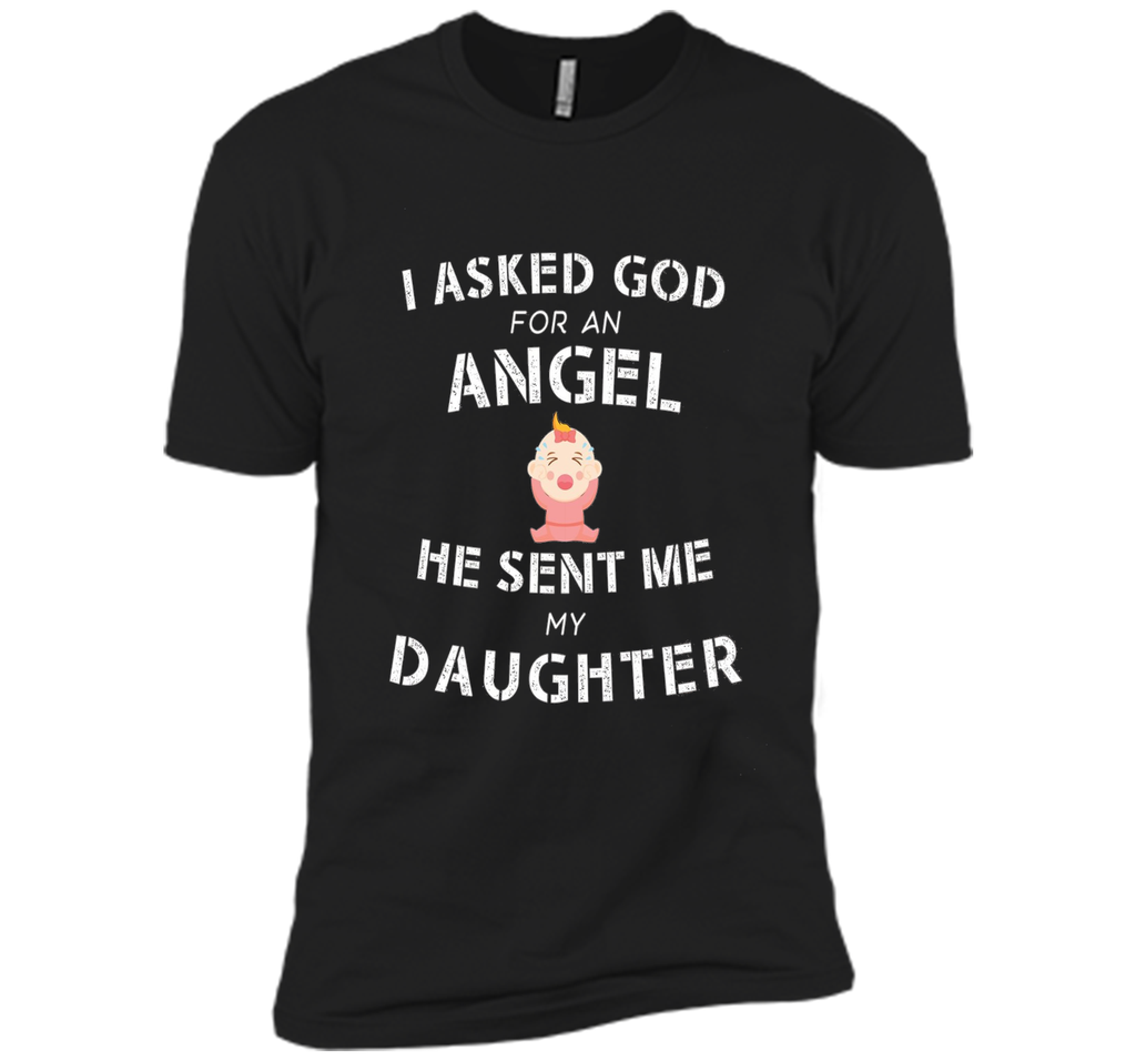 Funny Shirt Fathers Day Gifts From Daughter T Shirt Angel