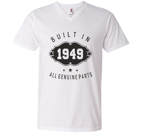 Built In 1949 All Genuine Parts Birthday Gift Unisex T-Shirt