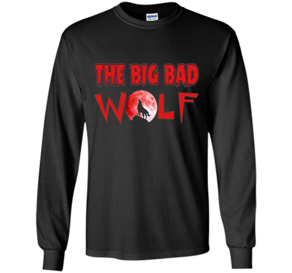 The Big Bad Wolf Graphic Tee Shirt - Halloween Literary Fun