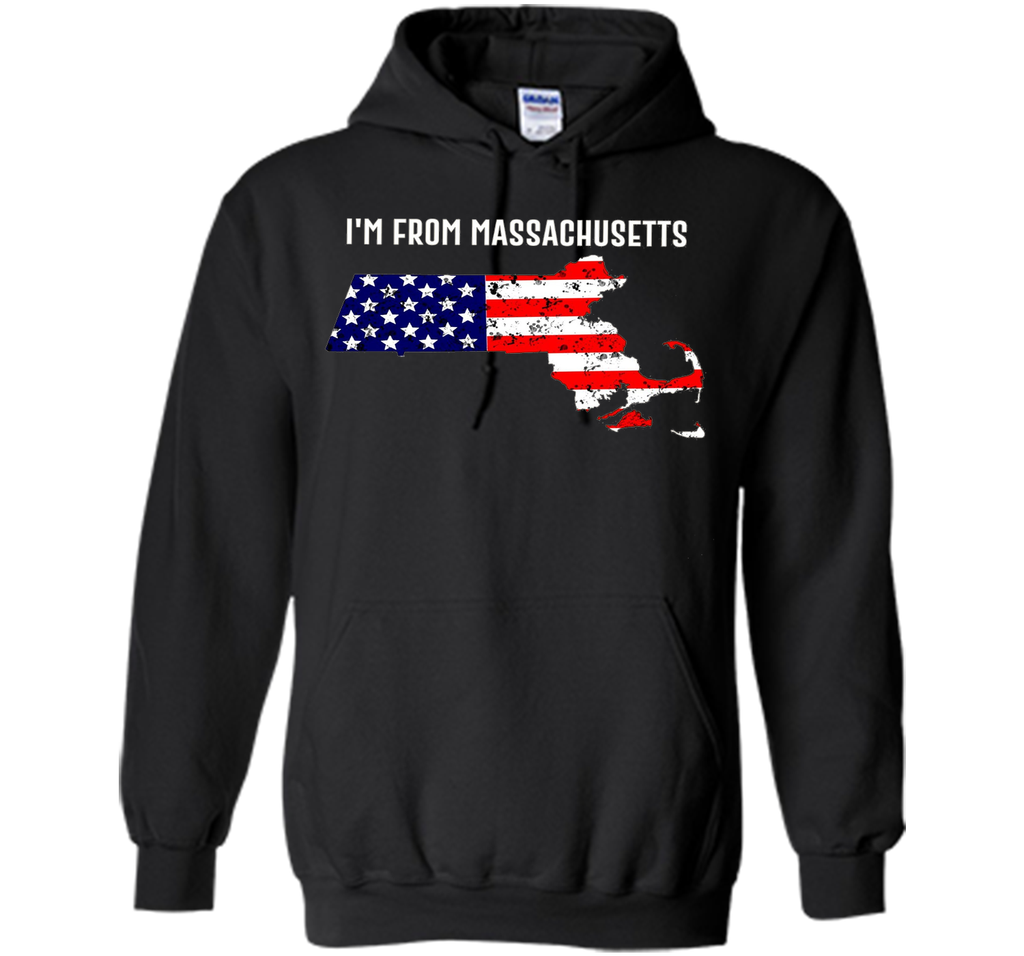 Proud of Massachusetts-US flag Independence day Tshirt