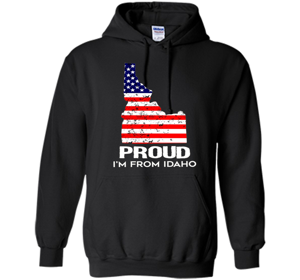 Proud of Idaho-US flag Independence day Tshirt