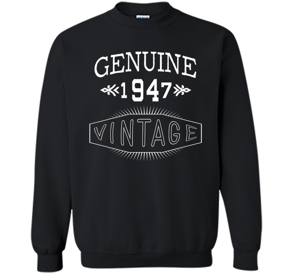 Genuine 1947 Vintage Birthday Gifts T-shirt For Men Women