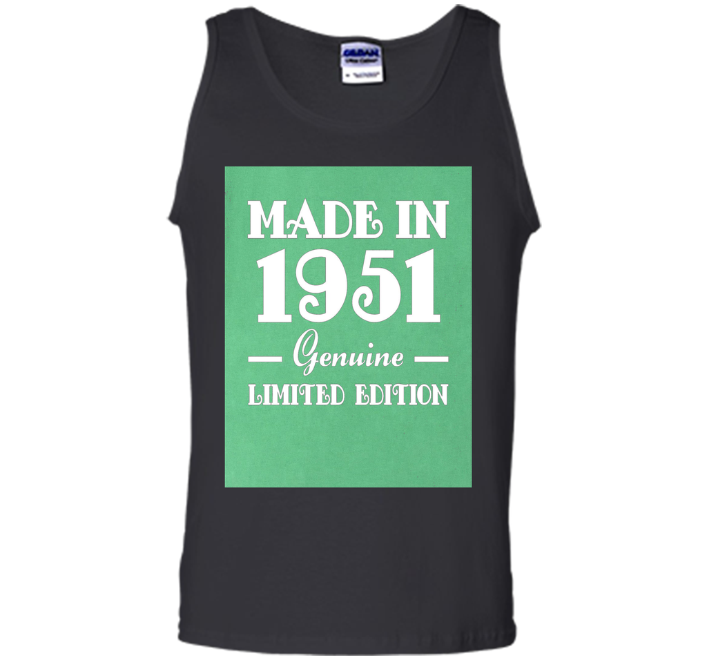 65th Birthday Gift T-Shirt Made In 1951 Genuine (Fitted)