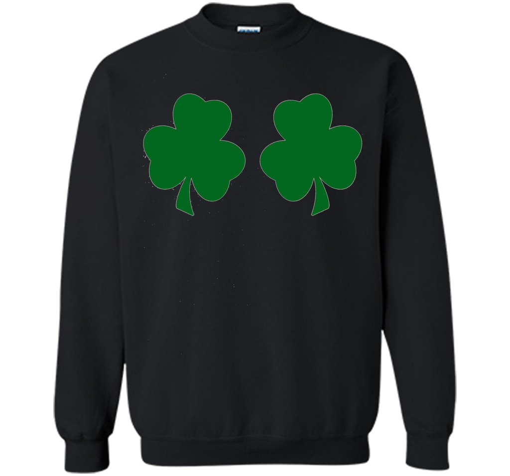Irish Shamrock Boobs Funny St. Paddy's Day T-shirt