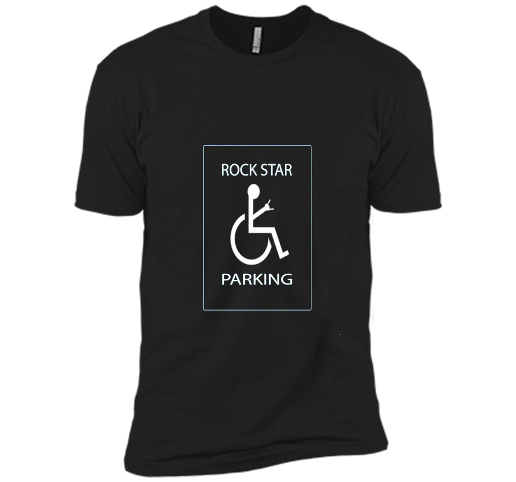 Rock Star Parking Handicap Sign t-shirt tee disabled funny
