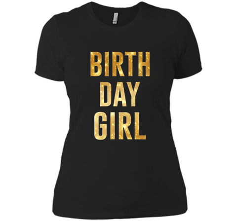 Birthday Girl T-Shirt Gold Glitter Inspired Birthday Shirt