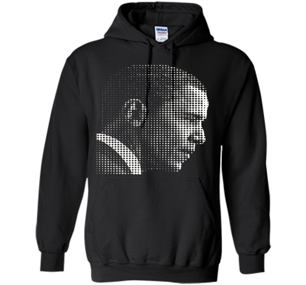 Barack Obama white dot newspaper print T-shirt