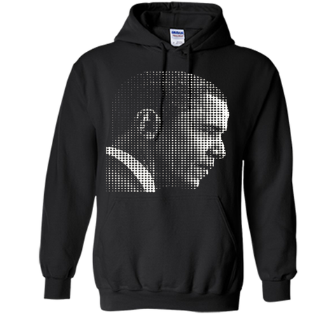 Barack Obama white dot newspaper print T-shirt