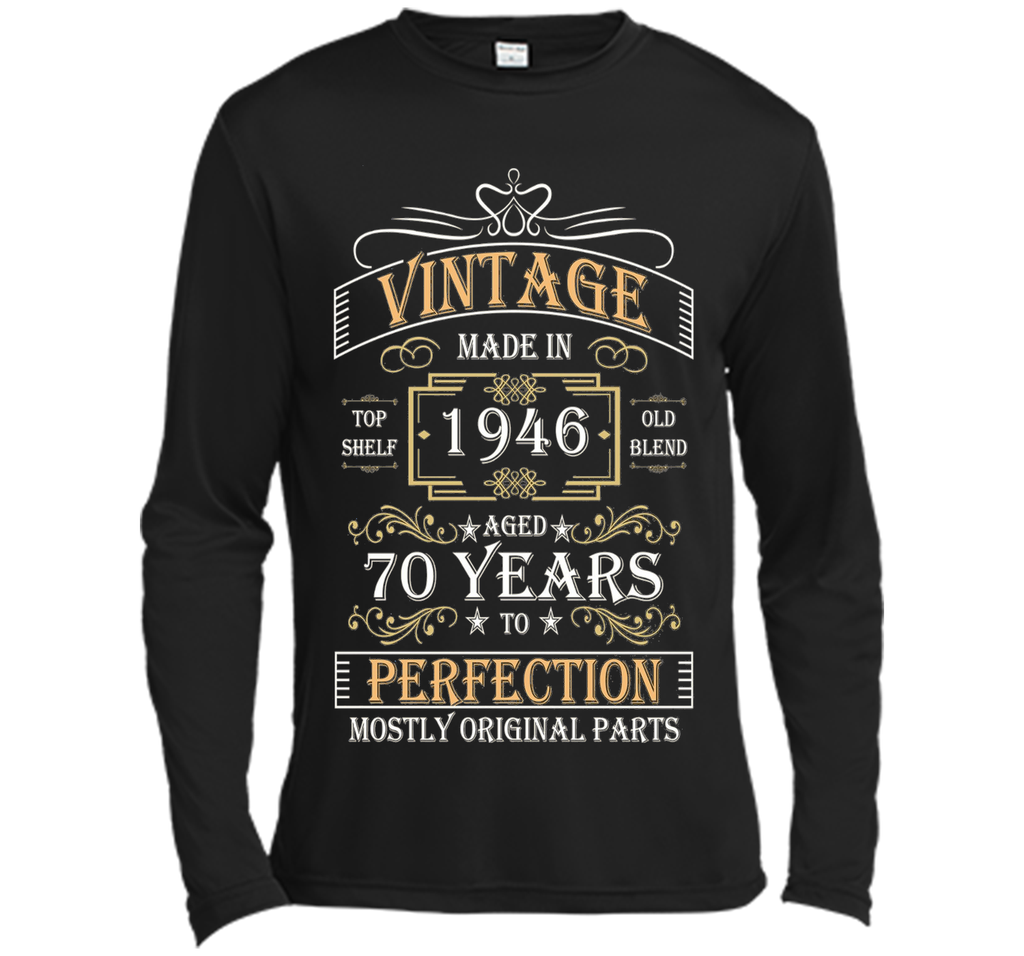 Funny Tshirt for Guy - Vintage Made In 1946 - Birthday Gift