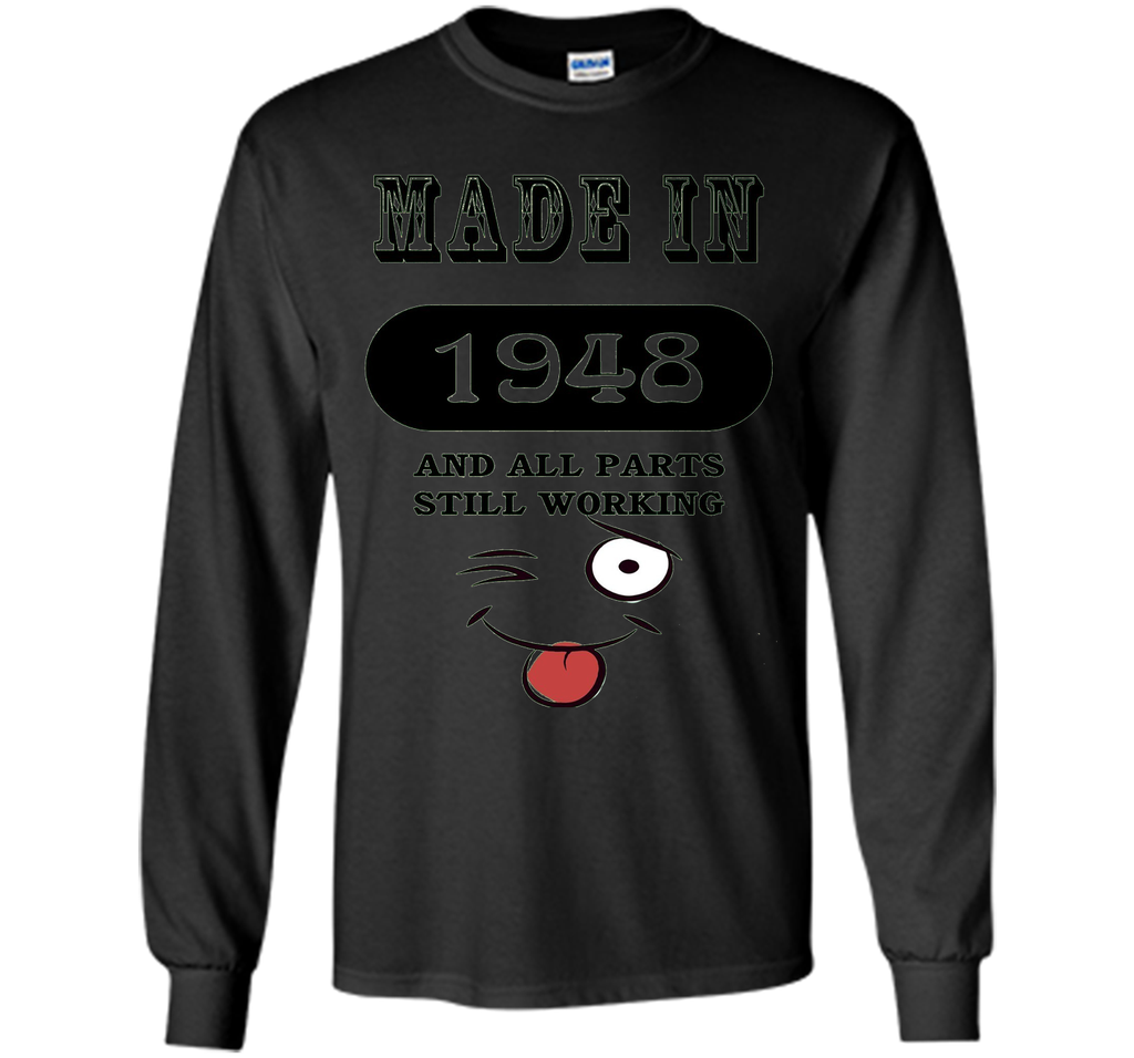 68th Birthday Gift Made in 1948 Funny Ladies Gentlemans T-Sh