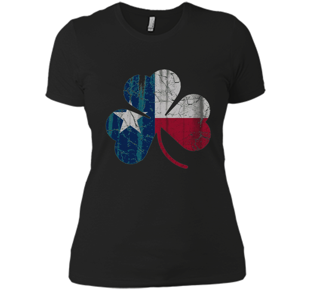 Irish Flag of Texas Shamrock Shirt