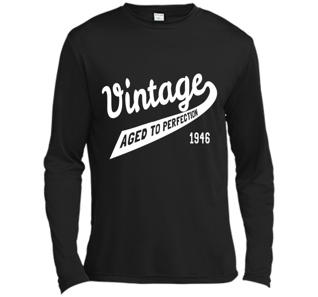 Vintage Aged to Perfection Gift 1946 70th Birthday T-Shirt
