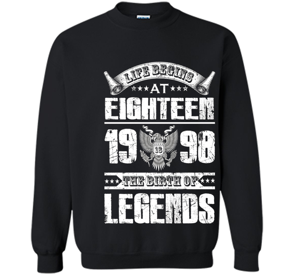 Life begins at 18, 1998 the birth of legends- 1998 T Shirt