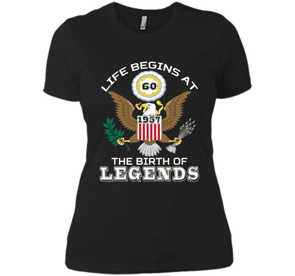 Life begins at 60 - The Birth of Legends 1957 T Shirt cool shirt