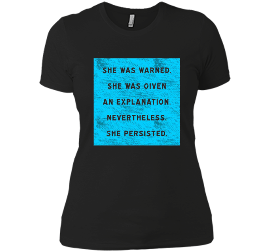 She persisted.
