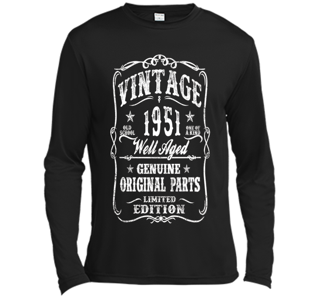 Vintage  1951 aged to perfection 65th birthday gift t shirt