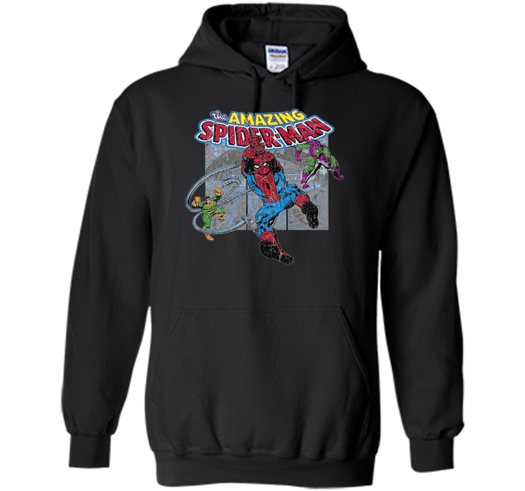 Amazing Spider-Man Battles Evil Graphic T-Shirt