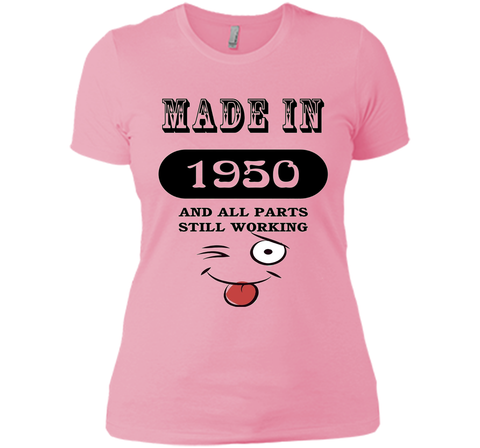 66th Birthday Gift Made in 1950 Funny Ladies Gentlemans T-Sh