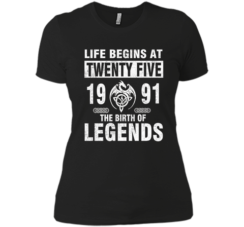 25th Birthday Gifts - Made 1991 The Birth Of Legends Tshirt