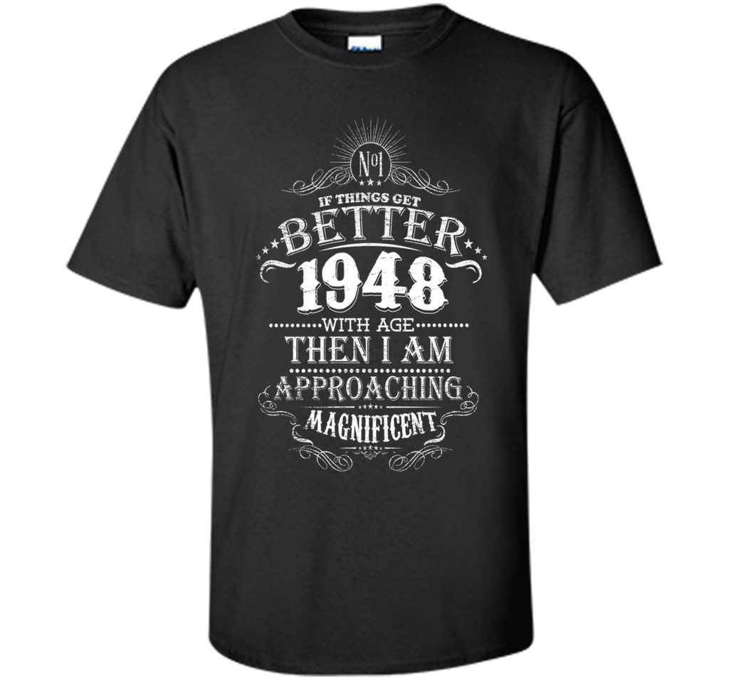 69 Years Old 1948 Vintage Awesome T-Shirt Gift Birthday