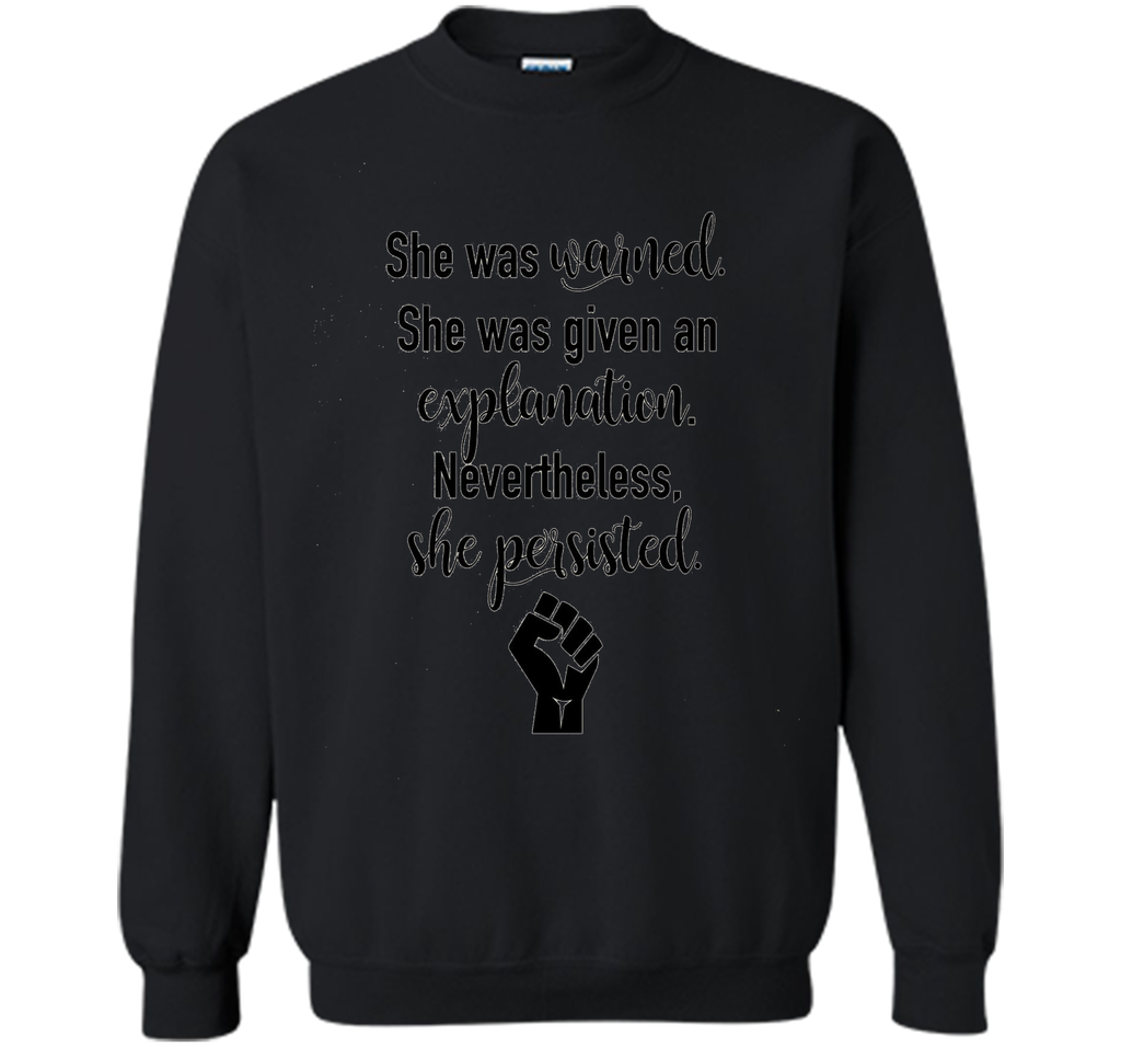 Elizabeth Warren tshirt: Nevertheless, She Persisted